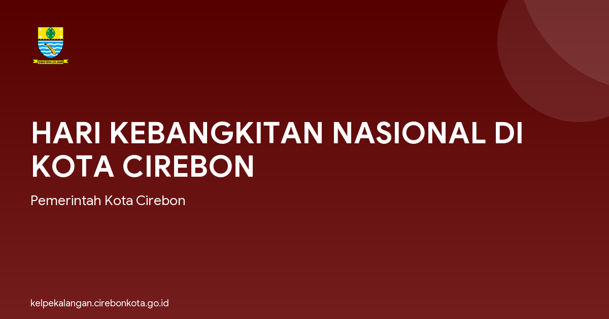 HARI KEBANGKITAN NASIONAL DI KOTA CIREBON