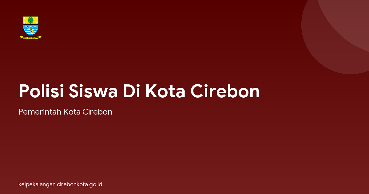 Polisi Siswa Di Kota Cirebon