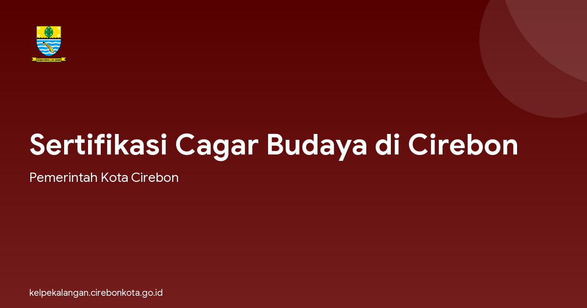 Sertifikasi Cagar Budaya di Cirebon