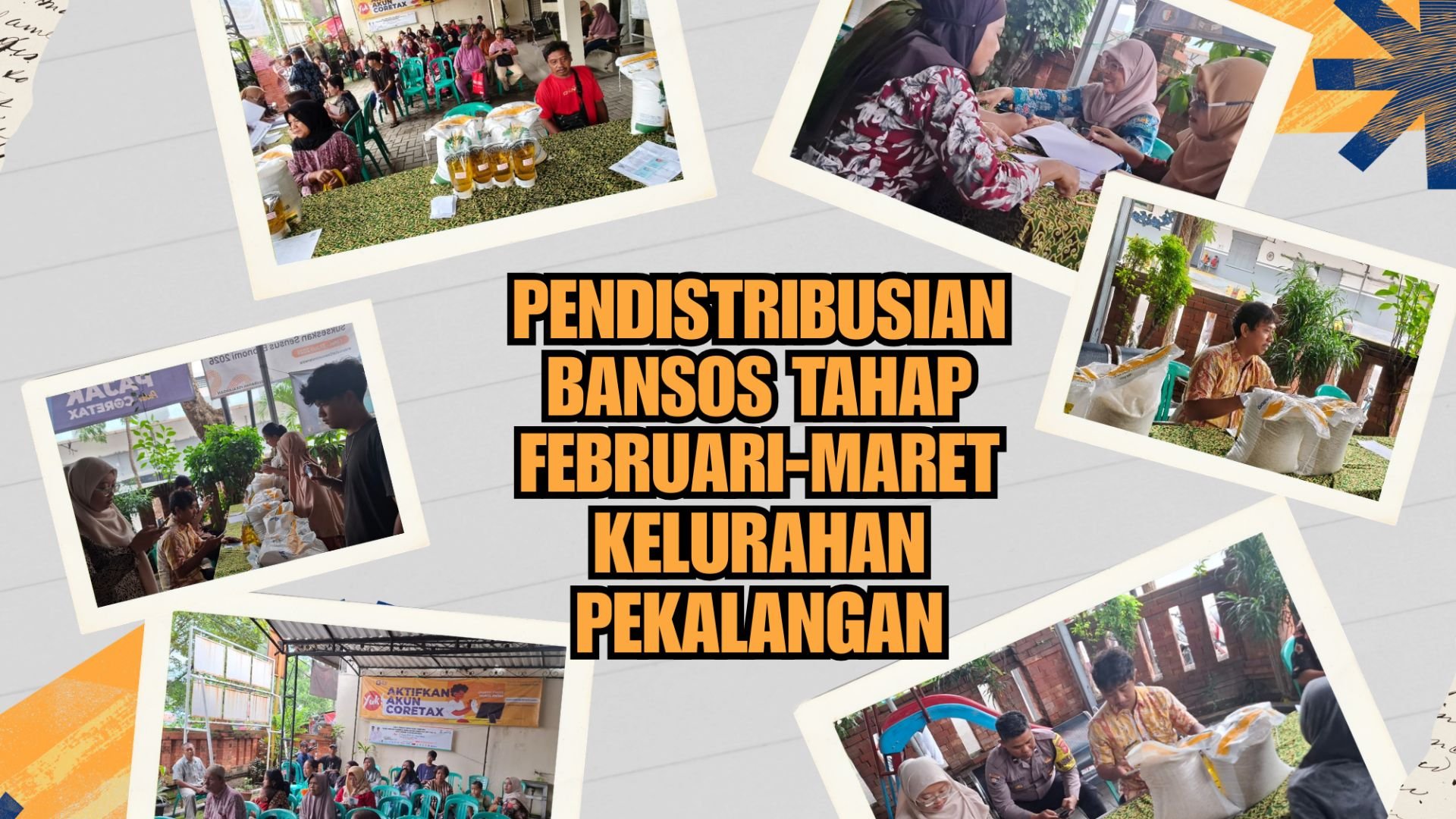Kegiatan Pendistribusian Bansos Februari Sampai Maret di Kelurahan Pekalangan Kota Cirebon