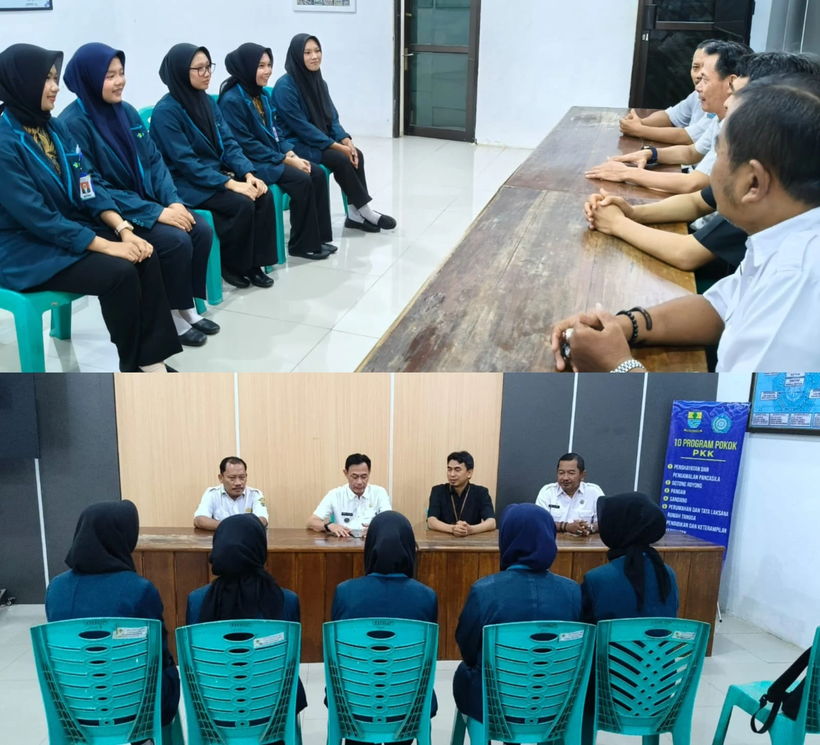 Penerimaan Mahasiswa Magang dari Poltekes Tasikmalaya Cirebon di Wilayah Kelurahan Pekalangan