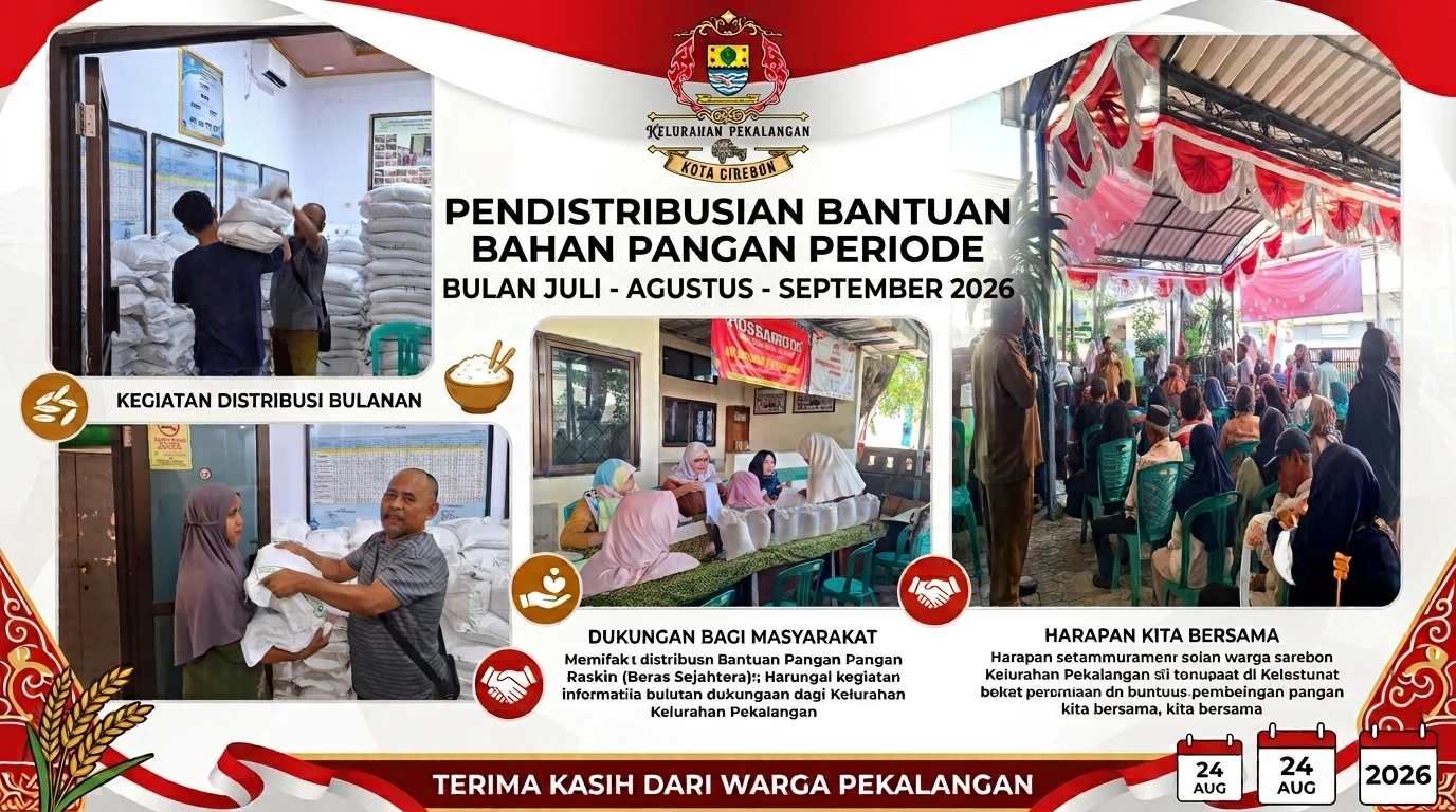 Tepat Sasaran dan Tertib, Intip Suasana Penyaluran Bantuan Pangan di Kelurahan Pekalangan